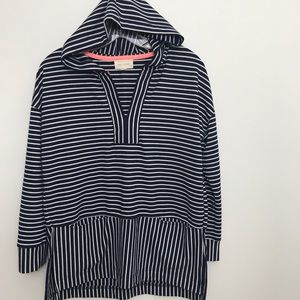 Mellow Day Stripe Pullover long sleeve hooded